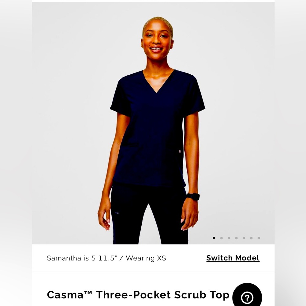 Figs scrub top